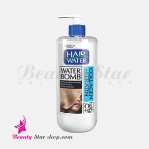 کرم آبرسان مو بدون آبکشی هیر واتر حاوی کراتین و کلاژن حجم 400 میلی لیتر