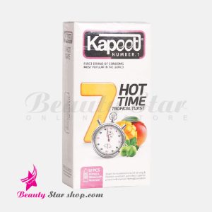 کاندوم 7 کاره کاپوت مدل Hot Time بسته 12 عددی