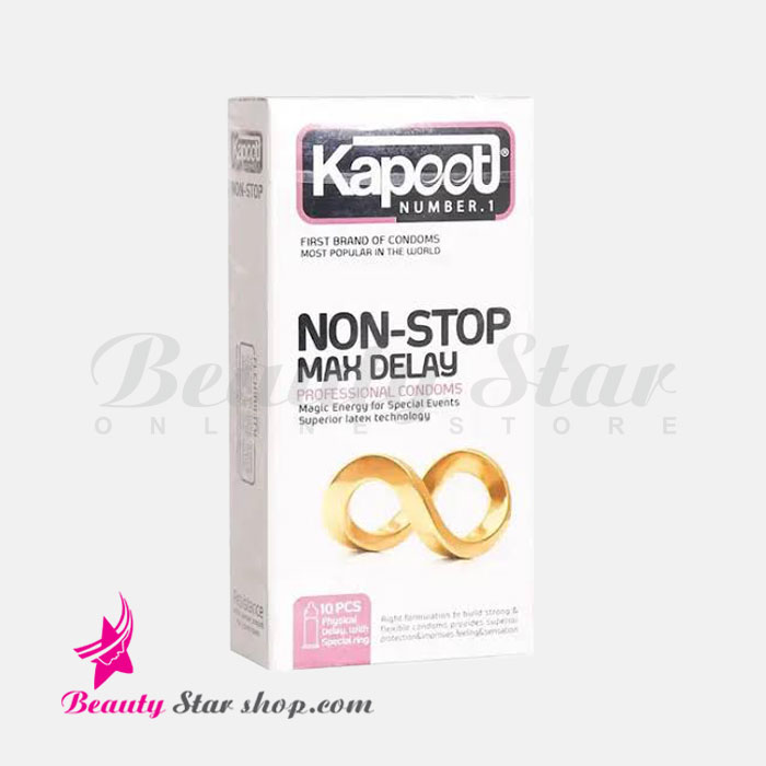 کاندوم تاخیری کاپوت مدل NON-STOP بسته 12 عددی