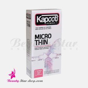 کاندوم کاپوت مدل Micro Thin بسته 12 عددی