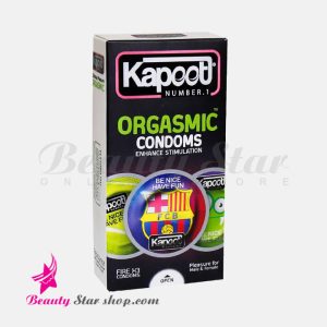 کاندوم تاخیری کاپوت مدل Orgasmic بسته 12 عددی