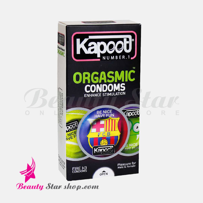 کاندوم تاخیری کاپوت مدل Orgasmic بسته 12 عددی
