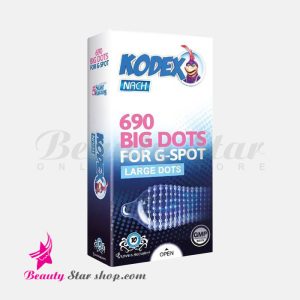 کاندوم خاردار کدکس مدل 690 Big Dots بسته 10 عددی