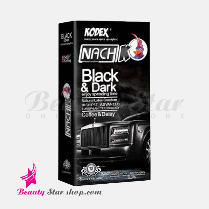 کاندوم کدکس مدل Black Dark بسته 12 عددی
