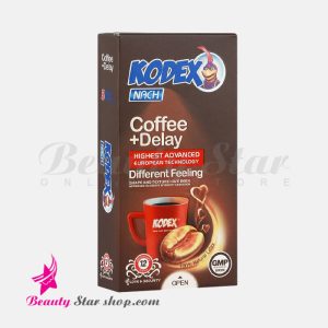 کاندوم تاخیری کدکس مدل قهوه (Coffee + Delay) بسته 12 عددی