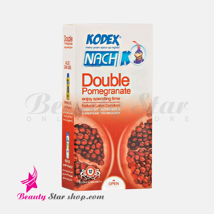 کاندوم تنک کننده کدکس مدل انار Double Pomegranate بسته 12 عددی