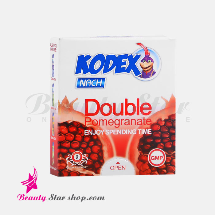 کاندوم تنک کننده کدکس مدل انار Double Pomegranate بسته 3 عددی
