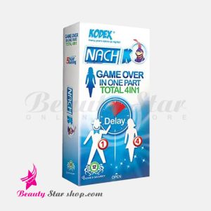 کاندوم خنک کدکس مدل Game Over In One Part Total 4in1 بسته 12 عددی