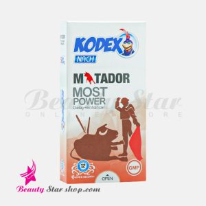 کاندوم تقویت کننده و تاخیری کدکس مدل Matador بسته 12 عددی