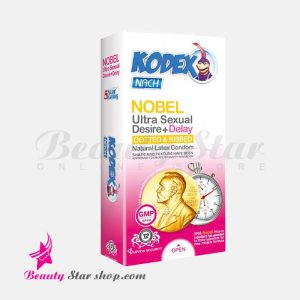 کاندوم تاخیری کدکس مدل Nobel بسته 12 عددی