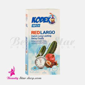 کاندوم تاخیری کاکتوس قرمز کدکس مدل RED LARGO بسته 12 عددی