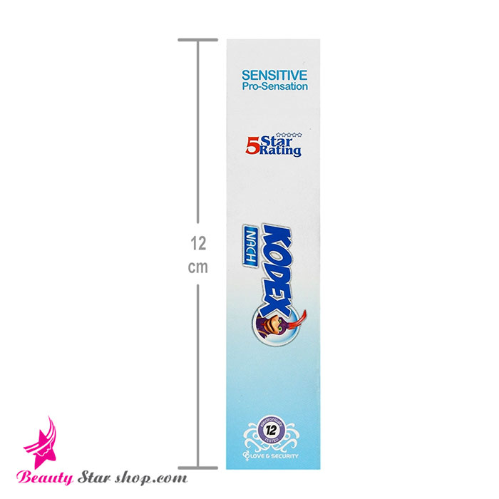 کاندوم نازک و ضد حساسیت کدکس مدل Sensitive Pro-Sensation بسته 12 عددی - تصویر 3