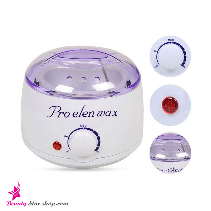 دستگاه وکس گرم کن لکسی لس مدل Pro Elen Wax به همراه قابلمه یدک سیلیکونی - تصویر 5