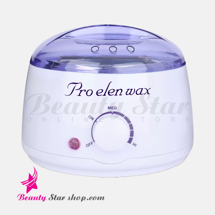 دستگاه وکس گرم کن لکسی لس مدل Pro Elen Wax به همراه قابلمه یدک سیلیکونی
