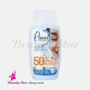 کرم ضد آفتاب پیکسل با SPF 50 مناسب پوست‌های چرب تا مختلط و جوش دار حجم 50 میلی لیتر