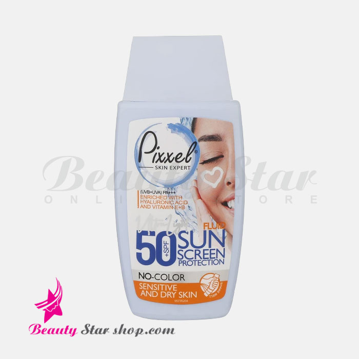 کرم ضد آفتاب پیکسل با SPF 50 مناسب پوستهای خشک و حساس حجم 50 میلی لیتر