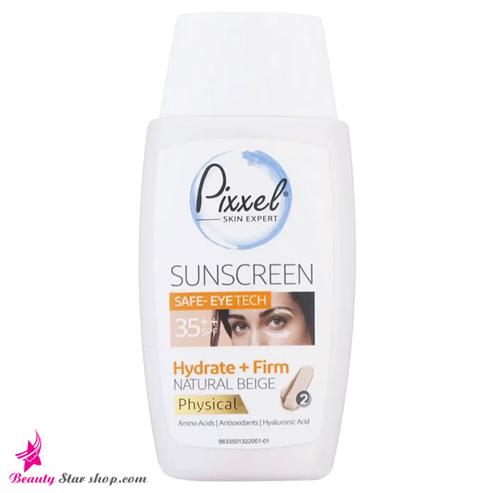 کرم ضد آفتاب فیزیکی دور چشم و صورت پیکسل با SPF 35 حجم 50 میلی لیتر - تصویر 3