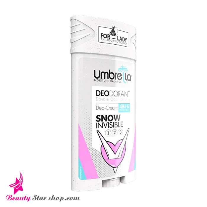 استیک دئودرانت زنانه آمبرلا مدل Snow Invisible حجم 90 میلی لیتر - تصویر 3